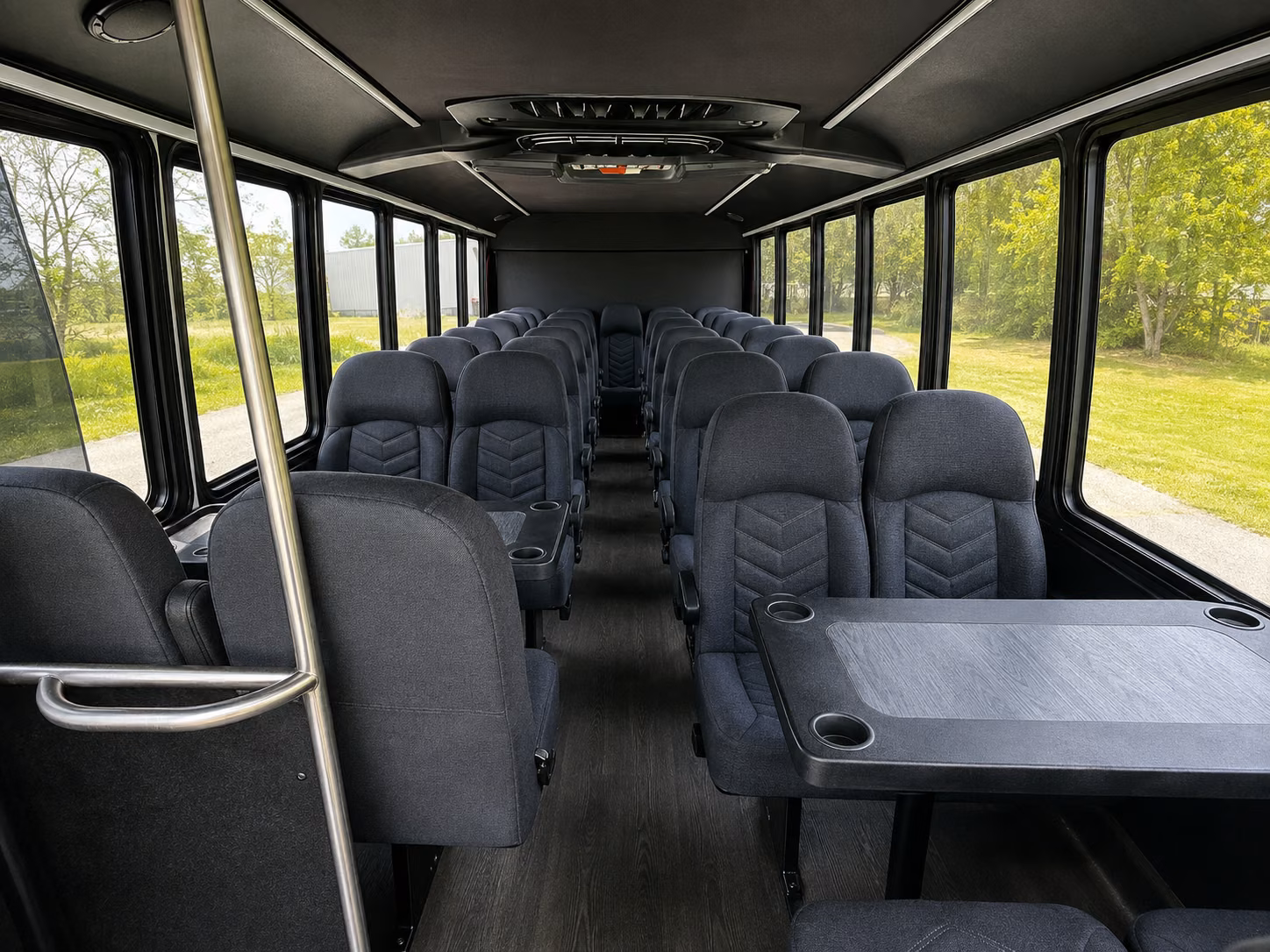 buena park 20 passenger minibus interior