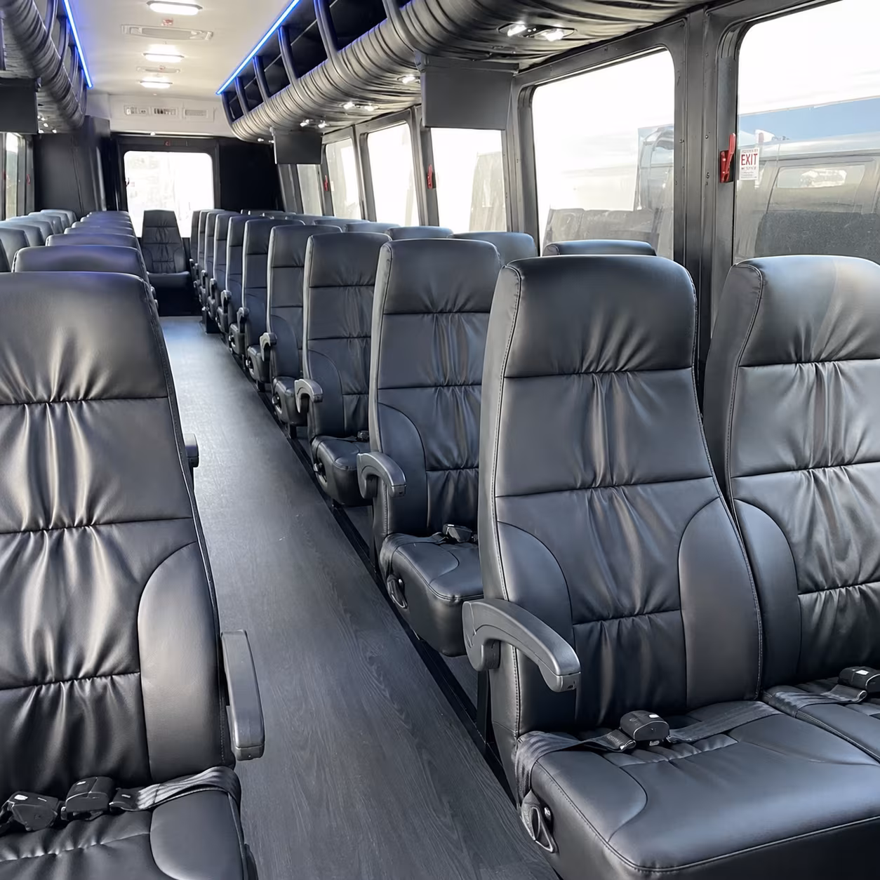 buena park 30 passenger minibus inside