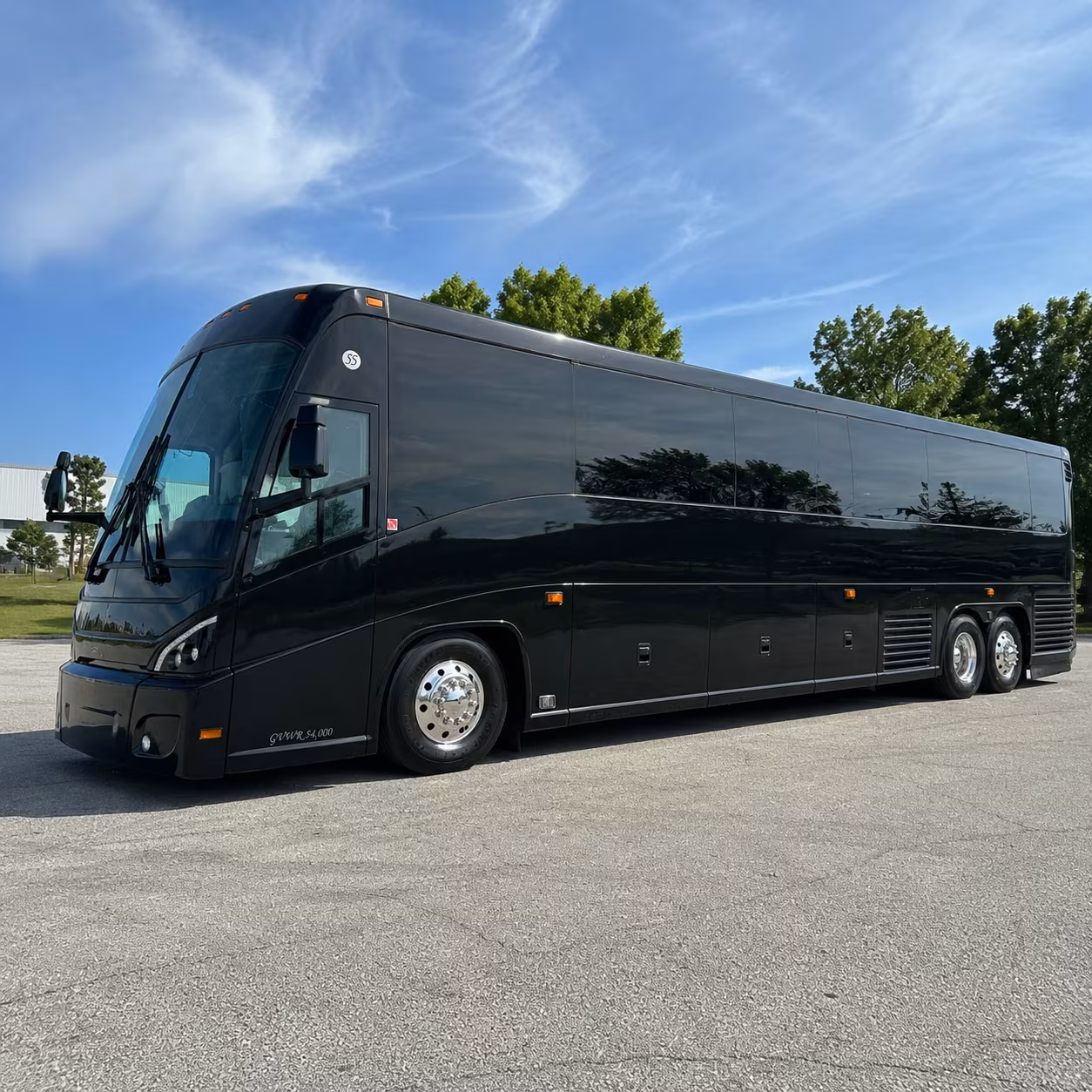 buena park 47 passenger charter bus