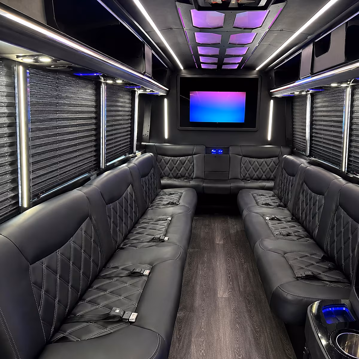 buena park party bus interior