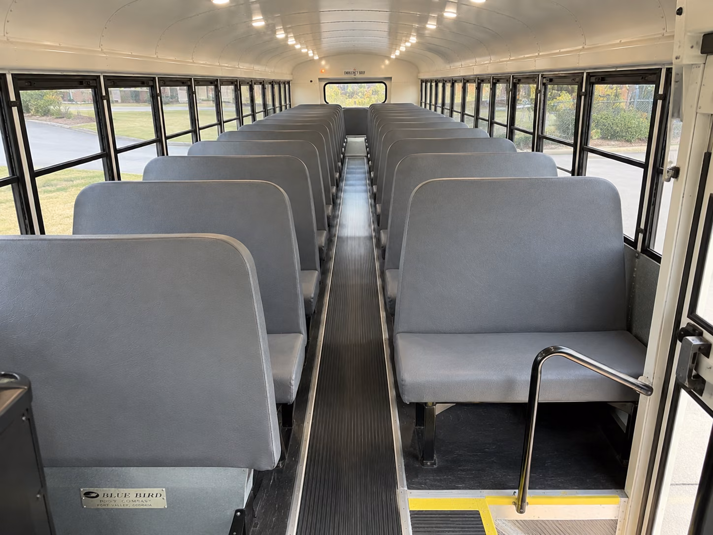 buena park school bus inside