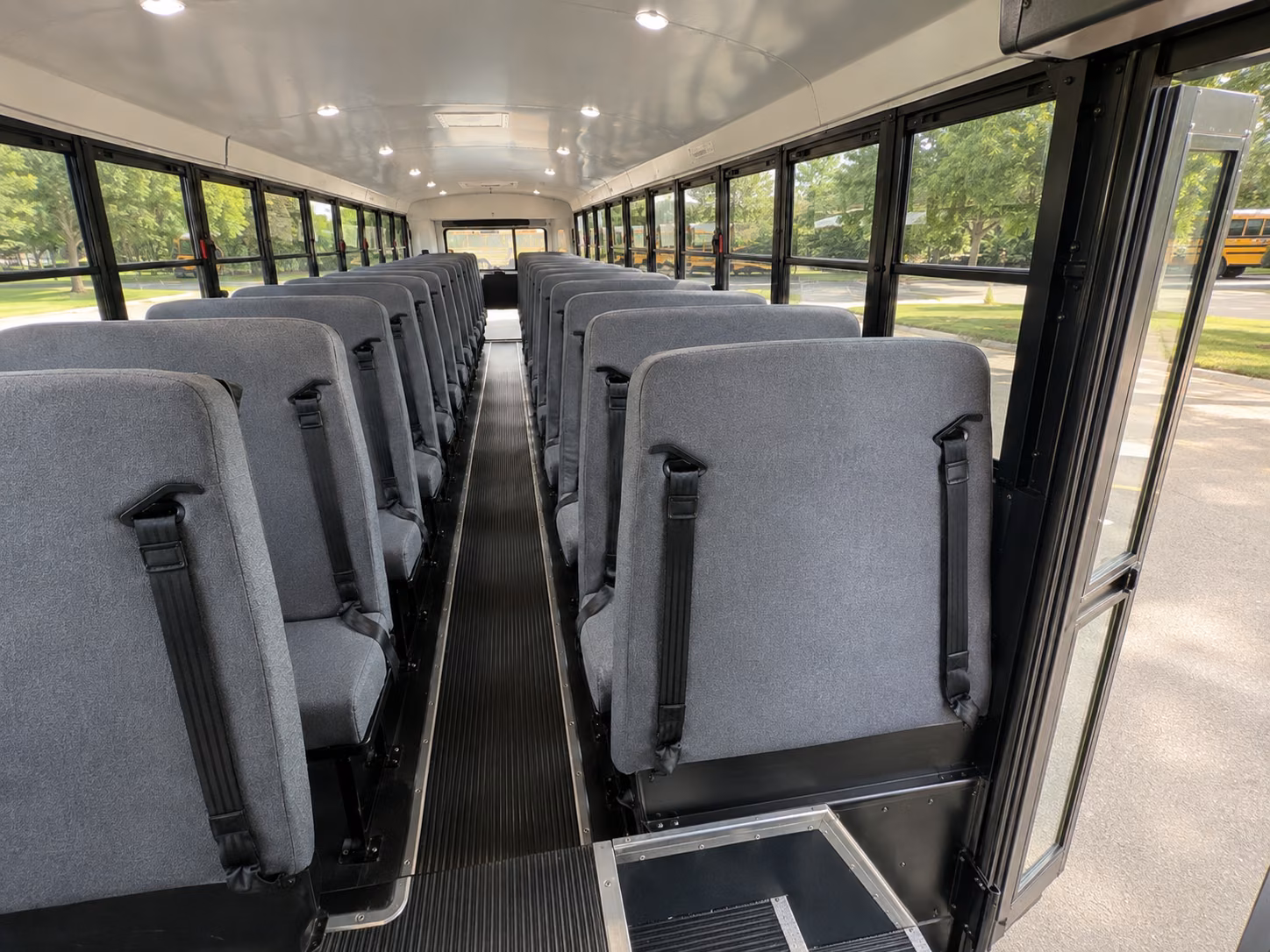 buena park school bus interior